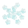 Dyed & Heated Glass Bead Caps GLAA-C042-01F-1