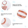 Red Copper Craft Wire CWIR-WH0017-02A-4