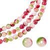 1 Strand Dyed Natural Gemstone Imitation Tourmaline Beads Strands G-SP0001-43-1