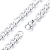 Men's 201 Stainless Steel Figaro Chains Necklace NJEW-N050-A08-7-50P-2