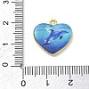Printed Brass Pendants KK-CBAF4A6-01G-01-3