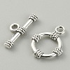 Tibetan Style Alloy Toggle Clasps FIND-CJC0017-21D-AS-2