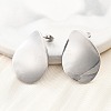 304 Stainless Steel Stud Earrings EJEW-D319-09B-P-3