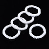 Faceted Opaque Glass Beads Stretch Bracelets BJEW-S144-002E-06-1