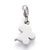 304 Stainless Steel Charms STAS-F259-012P-1