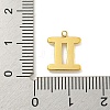 Real 18K Gold Plated PVD Vacuum Plating 304 Stainless Steel Pendants STAS-L278-002G-03-3