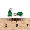 Brass Micro Pave Cubic Zirconia Pendants KK-K374-07P-4