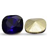 Faceted Square Glass Pointed Back Rhinestone Cabochons RGLA-A003-10x10mm-S06-2