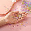 560Pcs 7 Colors Transparent Acrylic Beads MACR-CW0001-10-8