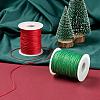 2 Roll Red & Green Waxed Cotton Thread Cords YC-LS0001-01-5