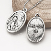 Tibetan Style Alloy Pendants LS-X-TIBE-Q078-09AS-RS-5