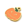 Halloween Theme Ion Plating(IP) 304 Stainless Steel Enamel Charms STAS-M011-03F-2