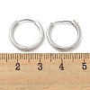 Brass Hoop Earrings EJEW-L211-08C-P-3