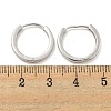 Brass Hoop Earrings EJEW-L211-08C-P-3