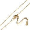 201 Stainless Steel Cable Chain Necklaces NJEW-P309-13G-3