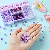 DIY Acrylic & Seed Beaded Stretch Bracelet Making Kit DIY-YW0008-80-4