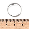 316 Stainless Steel Pad Ring Settings STAS-D375-03P-3