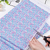Fishscale Pattern Polyester Fabrics DIY-WH0292-79A-3