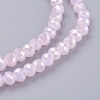 Electroplate Glass Bead Strands X-GLAA-F001-3x2mm-34L-3