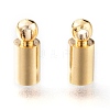 Brass Cord Ends KK-H759-42A-G-1