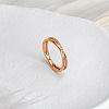 304 Stainless Steel Micro Pave Clear Cubic Zirconia Finger Rings for Women FS-WG1B662-03-1