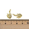 Brass Micro Pave Cubic Zirconia Pendants KK-I358-039G-3