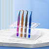 Acrylic Jewelry Organizer Display Stands ODIS-WH0009-38-2