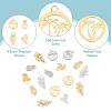 32Pcs 8 Style 304 Stainless Steel Pendants STAS-DC0012-99-4