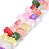 Transparent Glass Beads Strands GLAA-F114-01-2
