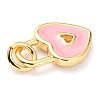 Brass Enamel Pendants KK-M218-11E-RS-2