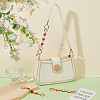 3Pcs 3 Styles Star Moon Heart Alloy Enamel Link Bag Extension Chains AJEW-AR0002-01-4