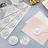 Plastic Silver Foil Embossed Picture Sticker DIY-WH0336-003-7