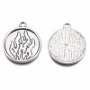 Tibetan Style Alloy Pendant Enamel Settings PALLOY-S120-286-NR-3