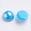 Spray Painted Imitation Pearl Acrylic Cabochons ACRP-F001-5mm-FP16-2