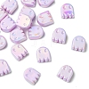 20Pcs UV Plating Acrylic Beads OACR-YW0005-01C-1