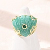 Natural Amazonite Cuff Rings GG-CBA5FCC-04G-05-1