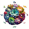 Wooden Puzzles for Adults and Kids WOCR-PW0008-01-2