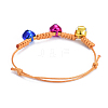 Adjustable Korean Waxed Polyester Cord Braided Bracelets BJEW-JB04423-01-3