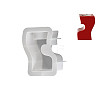 S Shape DIY Silicone Candle Molds SIL-F019-02A-1