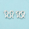 925 Sterling Silver S-Hook Clasps STER-K175-06C-S-2