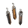 Natural Tiger Eye Pendants G-M450-01P-13-1