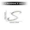 1Pc Alloy Brooches JEWB-LP0004-01S-2