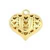 Hollow Brass Pendants for Valentine's Day KK-M289-03U-G-1