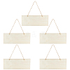 Unfinished Blank Wooden Hanging Decorations AJEW-CN0006-53-1