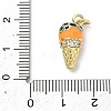 Brass Micro Pave Cubic Zirconia Pendants LS-KK-H255-03G-02-3