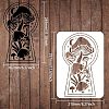 Plastic Reusable Drawing Painting Stencils Templates DIY-WH0202-272-2