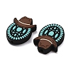 West Cowboy Theme Food Grade Eco-Friendly Silicone Beads SIL-T058-04C-2