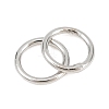 Brass Closed Jump Rings KK-D257-01P-08-2