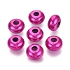 UV Plating Opaque Acrylic European Beads PACR-T017-19M-11-1