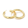 Brass Chunky C-shape Stud Earrings EJEW-G297-03A-G-2